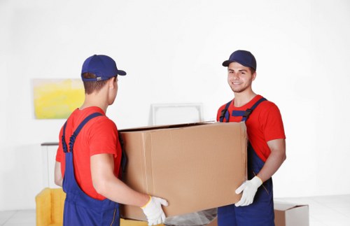 Man and van team loading items for a Shoreditch removal service