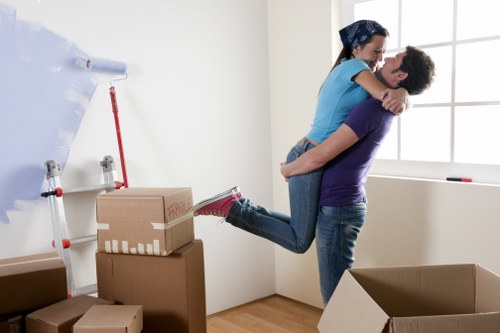 Local house removalists handling furniture and boxes in Shoreditch