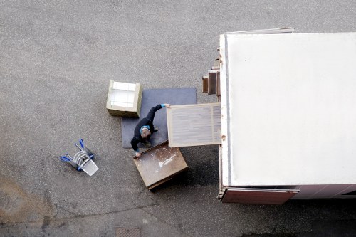 Removal truck hire vehicle ready for a move in Shoreditch
