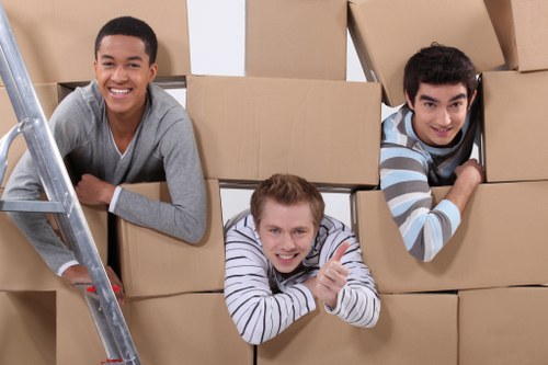 Residential furniture removals for a flat or apartment in Shoreditch with stairs and tight access