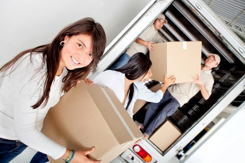 Commercial removal truck hire for an office relocation in Shoreditch