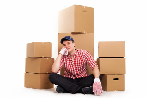 Careful lifting and transport for a Shoreditch home move
